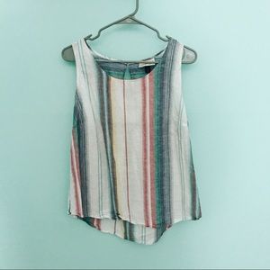 Multi-colored Striped Tank